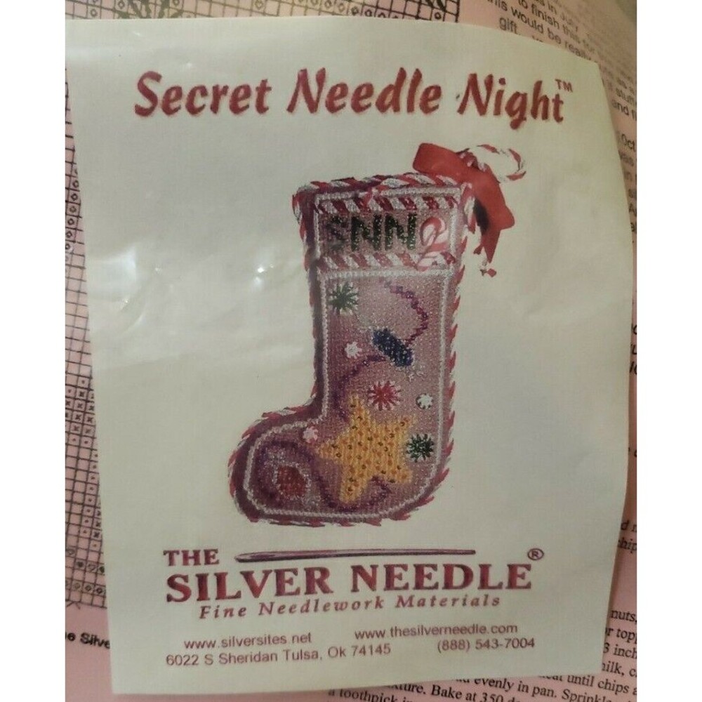 The Silver Needle Cross Stitch Vintage 2000 Sugarplums Dancing Christmas Holiday